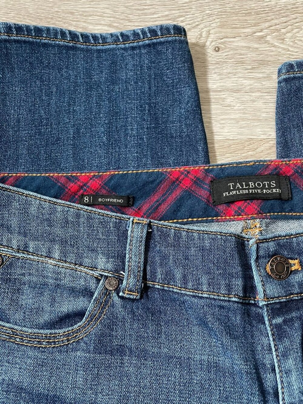 Talbots Boyfriend Fit Jeans Size 8